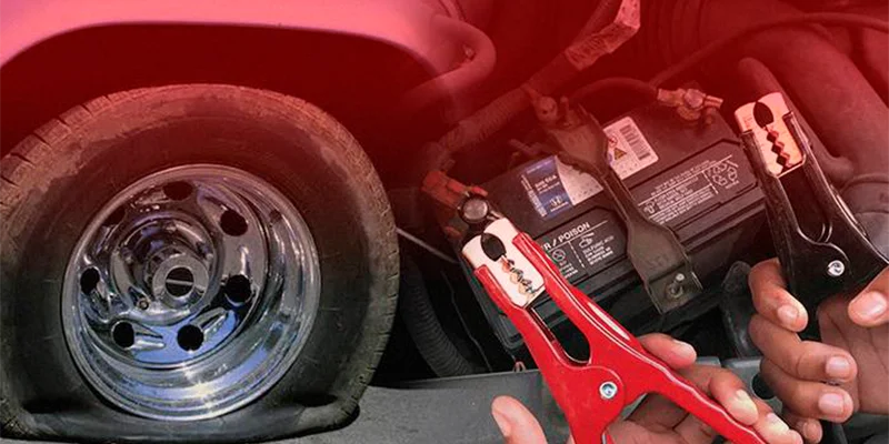 Dead battery or flat tyre? Make use of our roadside assistance services